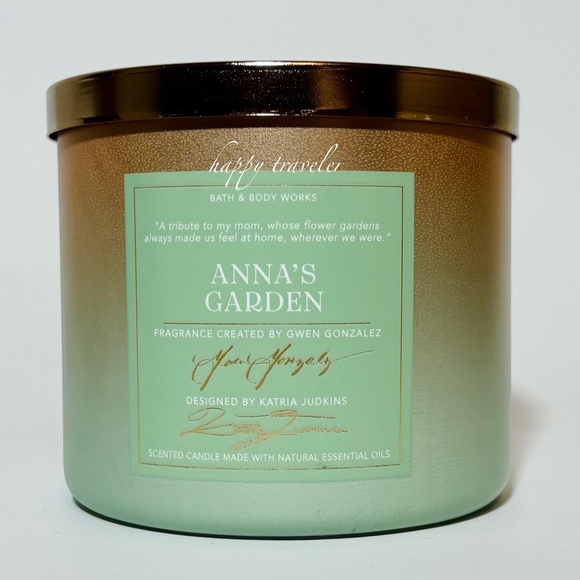 ANNA'S GARDEN 3 Wick Candle - Picture 1 of 3
